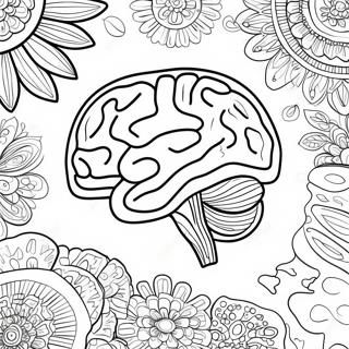 Brain Sheet Coloring Pages