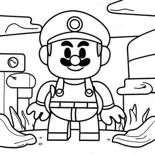 Lego Mario Adventure Coloring Page 11692-9653