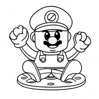 Lego Mario Adventure Coloring Page 11692-9654