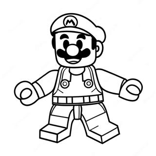 Lego Mario Adventure Coloring Page 11692-9656