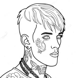 Lil Peep Coloring Page 11701-9660