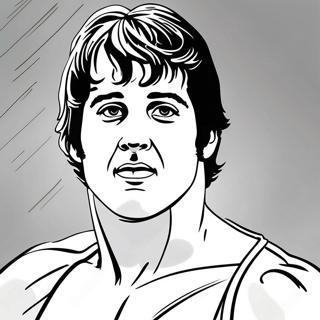 Rocky Balboa Boxing Coloring Page 11711-9662