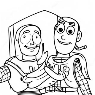 Woody And Buzz Lightyear Adventure Coloring Page 11762-9709