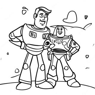 Woody And Buzz Lightyear Adventure Coloring Page 11762-9710