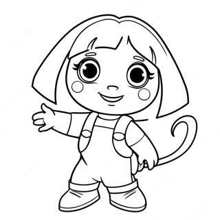 Dora The Explorer Coloring Page 11792-9722