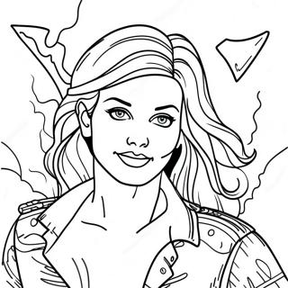 Fearless Album Cover Coloring Page 11802-9734