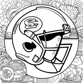 San Francisco 49ers Logo Coloring Page 11811-9738