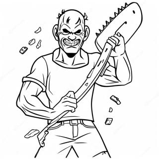 Demon Chainsaw Man Coloring Page 1182-938