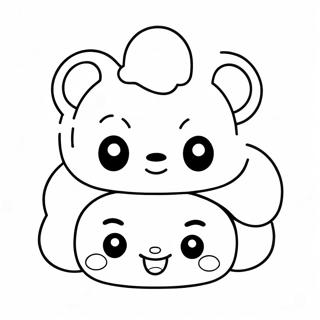 Tsum Tsum Coloring Page 11831-9764