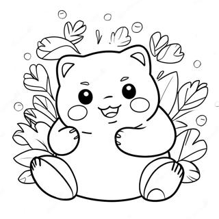 Snorlax Eating Berries Coloring Page 11852-9773