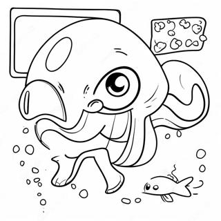 Squid Game Players In Action Coloring Page 11862-9783