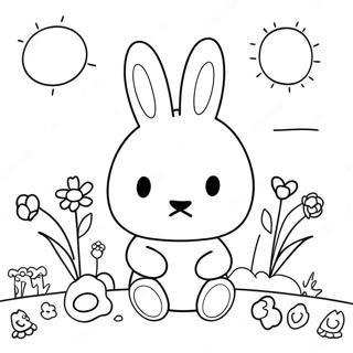 Miffy With Friends Coloring Page 11872-9792