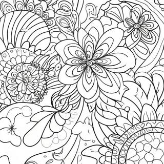 Tie Dye Pattern Coloring Page 11881-9794