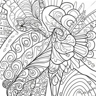 Tie Dye Pattern Coloring Page 11881-9795