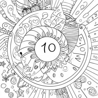 Number Lore Coloring Page 11891-9804