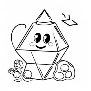 Adorable Dreidel Coloring Page 11932-9840