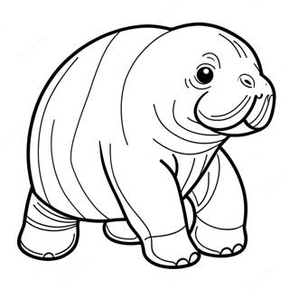 Manatee Coloring Pages