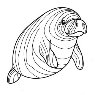 Manatee Coloring Page 11941-9842