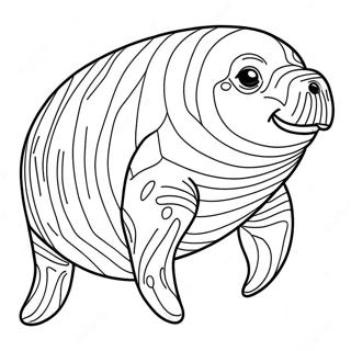 Manatee Coloring Page 11941-9843