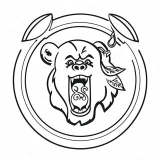 Bruins Logo Coloring Page 11951-9855