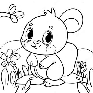 Spring Animal Coloring Page 11961-9859