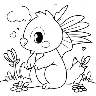 Spring Animal Coloring Page 11961-9860