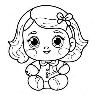 Baby Alive Doll Coloring Page 11981-9870