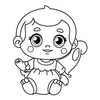 Cute Baby Alive Coloring Page 11982-9877