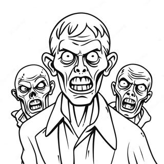 Zombies 2 Coloring Pages