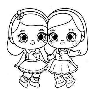 Lol Surprise Dolls Coloring Page 12011-9899