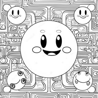 Pacman Coloring Page 1201-943