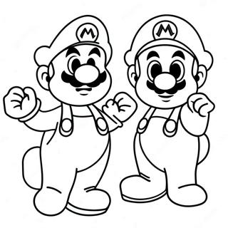 New Super Mario Bros Movie Coloring Pages