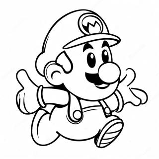 New Super Mario Bros Movie Coloring Page 12041-9922