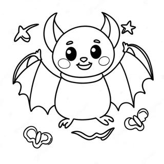 Halloween Bat Coloring Pages