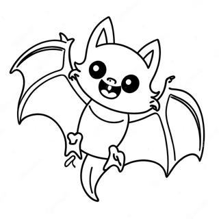 Halloween Bat Coloring Page 12051-9931