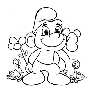 Smurf Coloring Pages