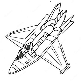 Top Gun Jet Fighter Coloring Page 12071-9948