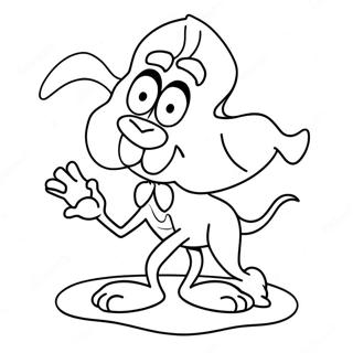 Courage The Cowardly Dog Coloring Page 12091-9962