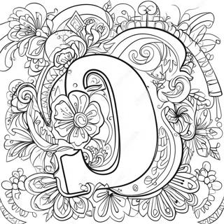 Colorful Russian Letters Coloring Page 12102-9973