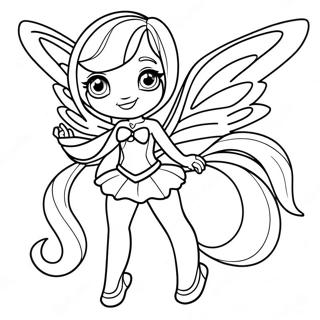 Bloom From Winx Club Coloring Page 12112-9982