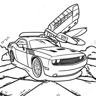 Challenger Coloring Pages