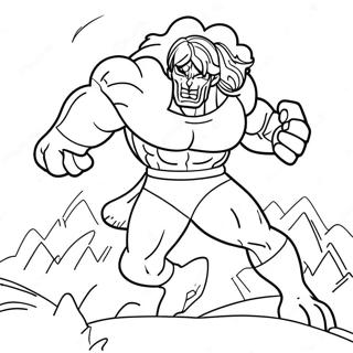 Fierce Challenger In Action Coloring Page 12132-9999