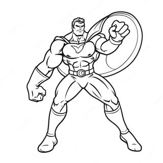 Invincible Hero In Action Coloring Page 12162-10026