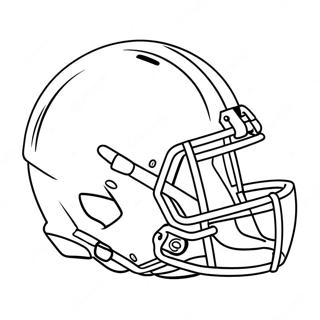 Football Helmet Coloring Pages