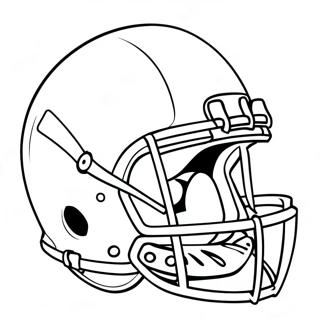 Football Helmet Coloring Page 12171-10023