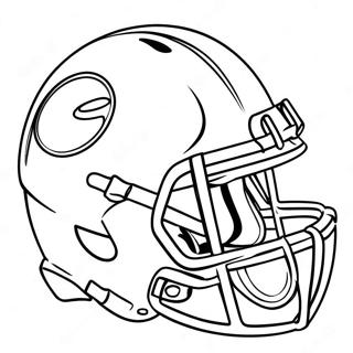 Colorful Football Helmet Design Coloring Page 12172-10033