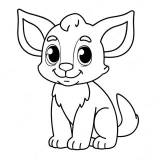 Cute Therian Animal Coloring Page 12192-10047