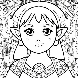 Zelda Coloring Pages