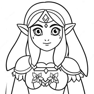 Zelda Coloring Page 121-94