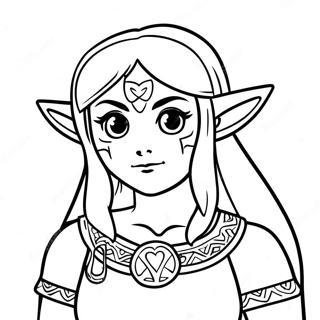 Zelda Coloring Page 121-96